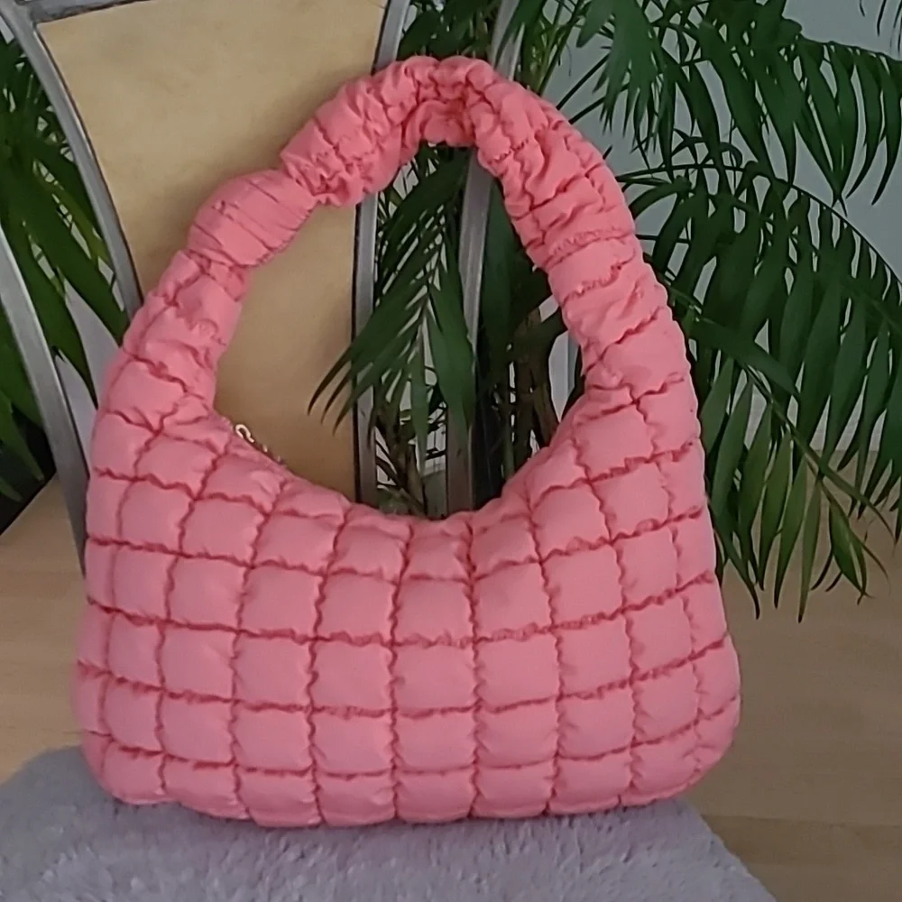 Quilted Soft Hobo Bag ❤️